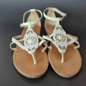Tommy Bahama Primrose glass bead boho sandals size 9